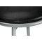 Monarch Specialties Bar Stool, Set Of 2, Swivel, Bar Height, Grey Metal, Black Leather Look, Contemporary, Modern I 2399 - alternate 7